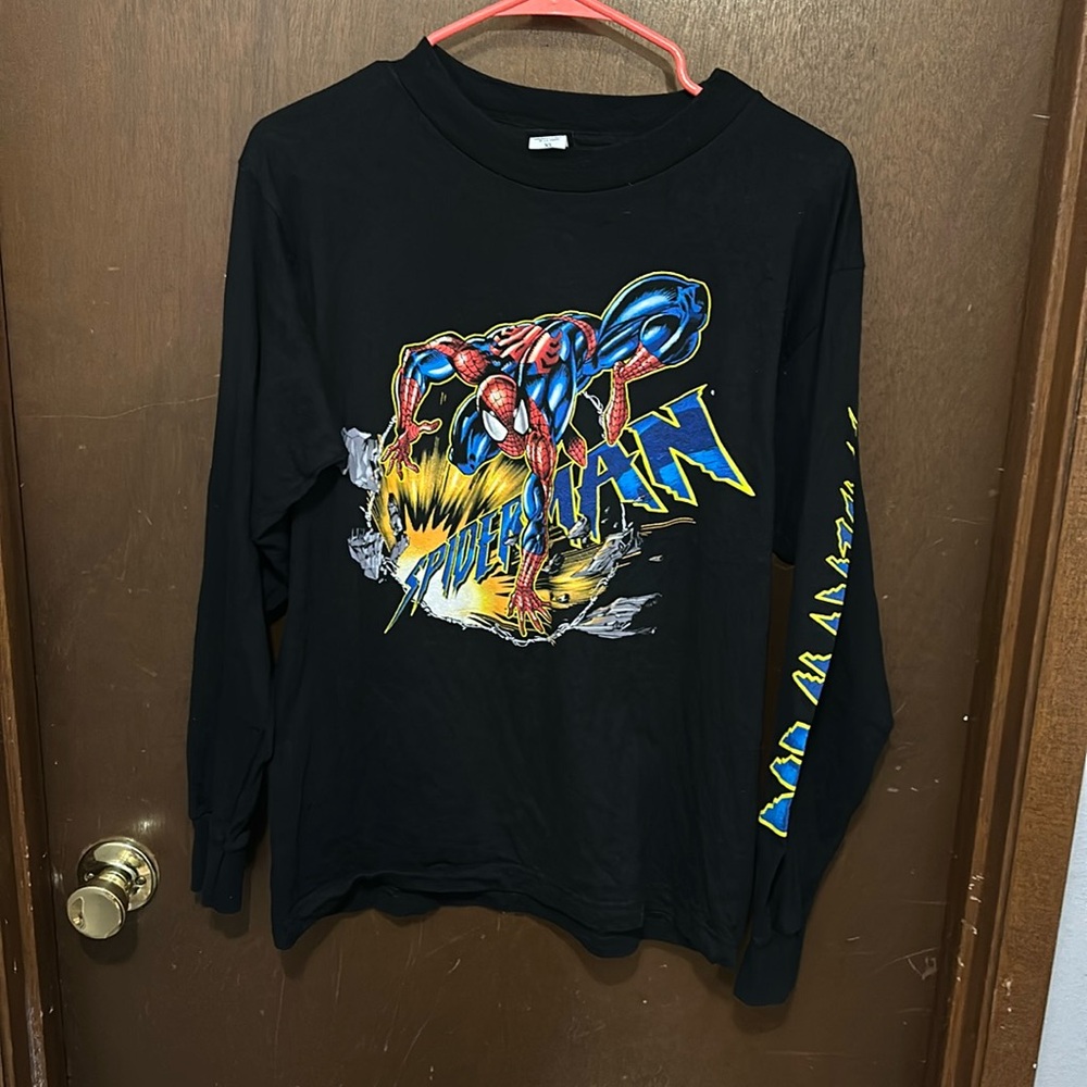 VINTAGE 90-00 Spider-Man Long Sleeve Boys XL